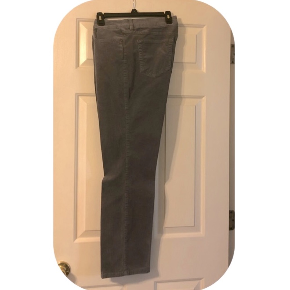 Women’s St. John Bay Gray Corduroy, Size 14